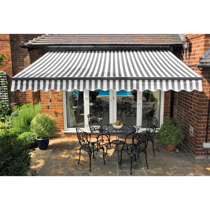 Garten Living 300 cm B x 200 cm T Ausfahrbare Terrassenmarkise Senna